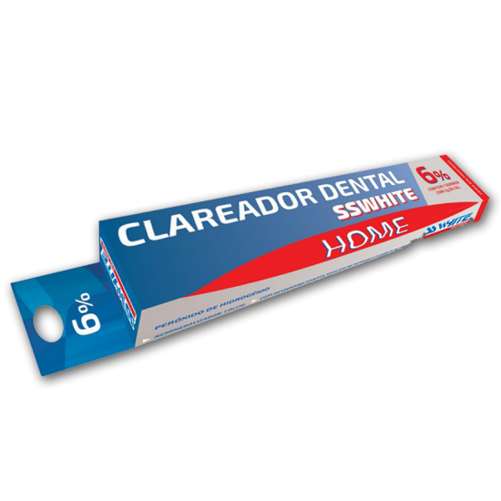 Clareador SSW home 6% - c/1 seringa c/3 g e 1 ponta aplicadora