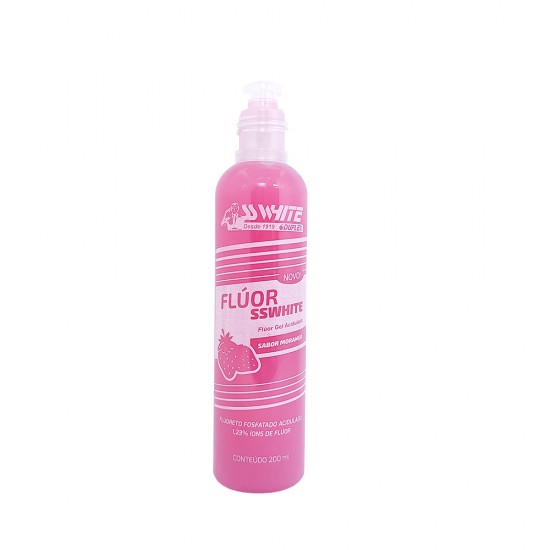 Fluor Acidulado SSW Morango - frs c/ 200 ml