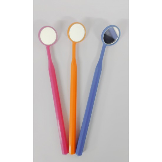 Combo de espelhos clínicos com 3 unidades (disponível nas cores Laranja, Rosa e Azul) Combo de espelhos clínicos com 3 unidades (disponível nas cores Laranja, Rosa e Azul)